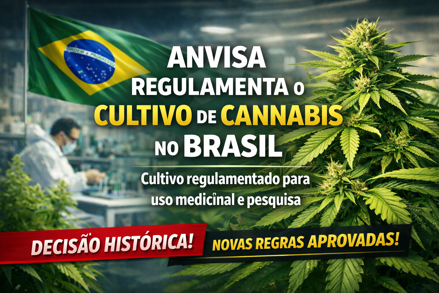 ANVISA regulamenta o cultivo de cannabis no Brasil