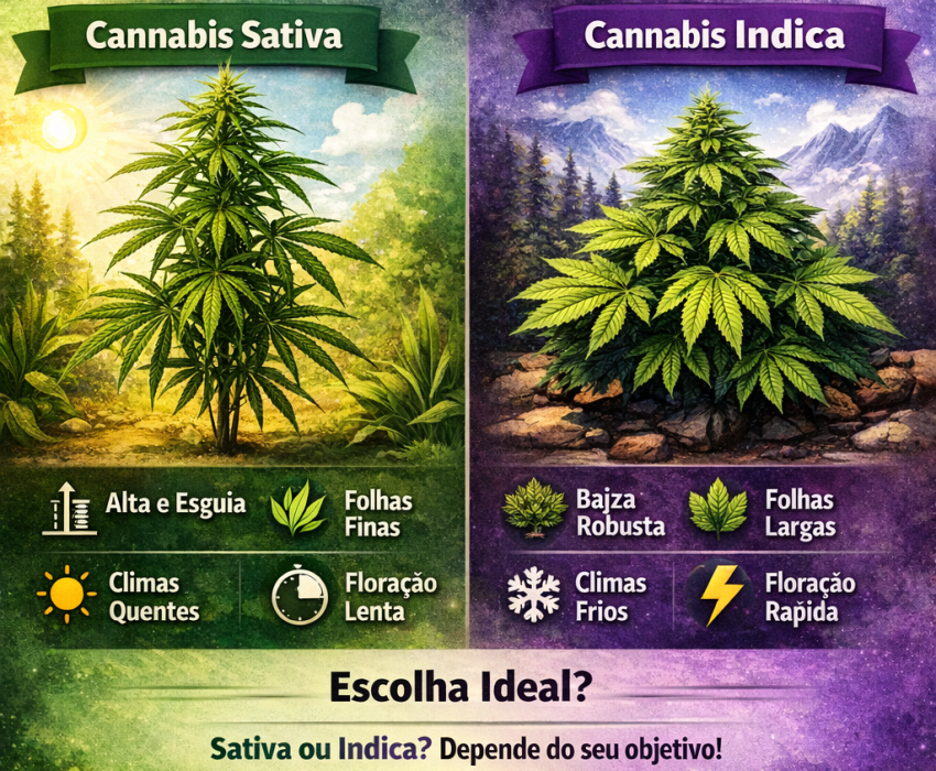 Diferença entre Cannabis Sativa